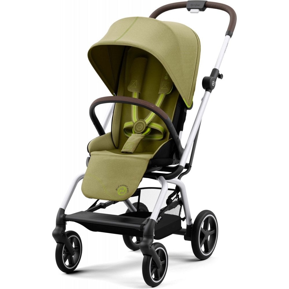 Cybex Gold Eezy S Twist 2 Folding Travel System Baby and Toddler Stroller,  Beige 